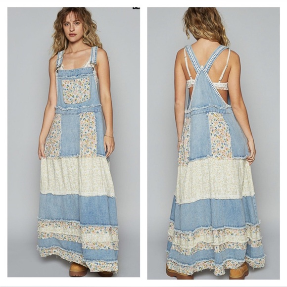 Pol Maxi Overall Dress M - Picture 2 of 2
